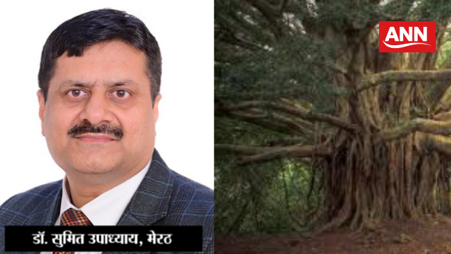 पीपल के पेड़ की विशेष जानकारी दी, डॉ. सुमित उपाध्याय, मेरठ