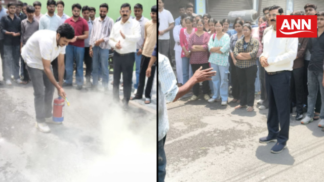 सुरक्षा की दृष्टि से गुप्ता क्लासेज में हुआ मॉक ड्रिल