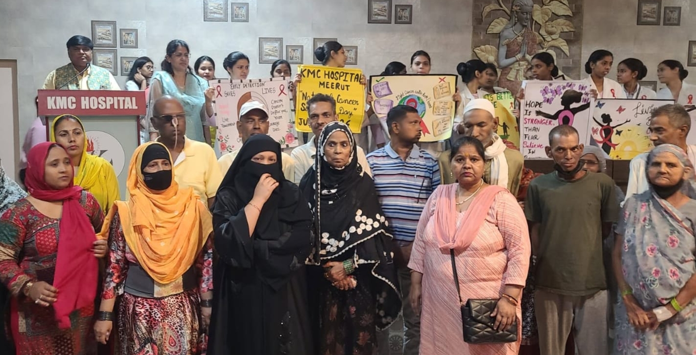 नेशनल कैंसर सर्वाइवर्स डे पर उन कैंसर सर्वाइवर्स के सम्मान में एक समारोह आयोजित