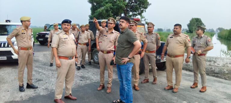 पुलिस अधीक्षक ग्रामीण ने किया कांवड़ मार्ग का निरीक्षण