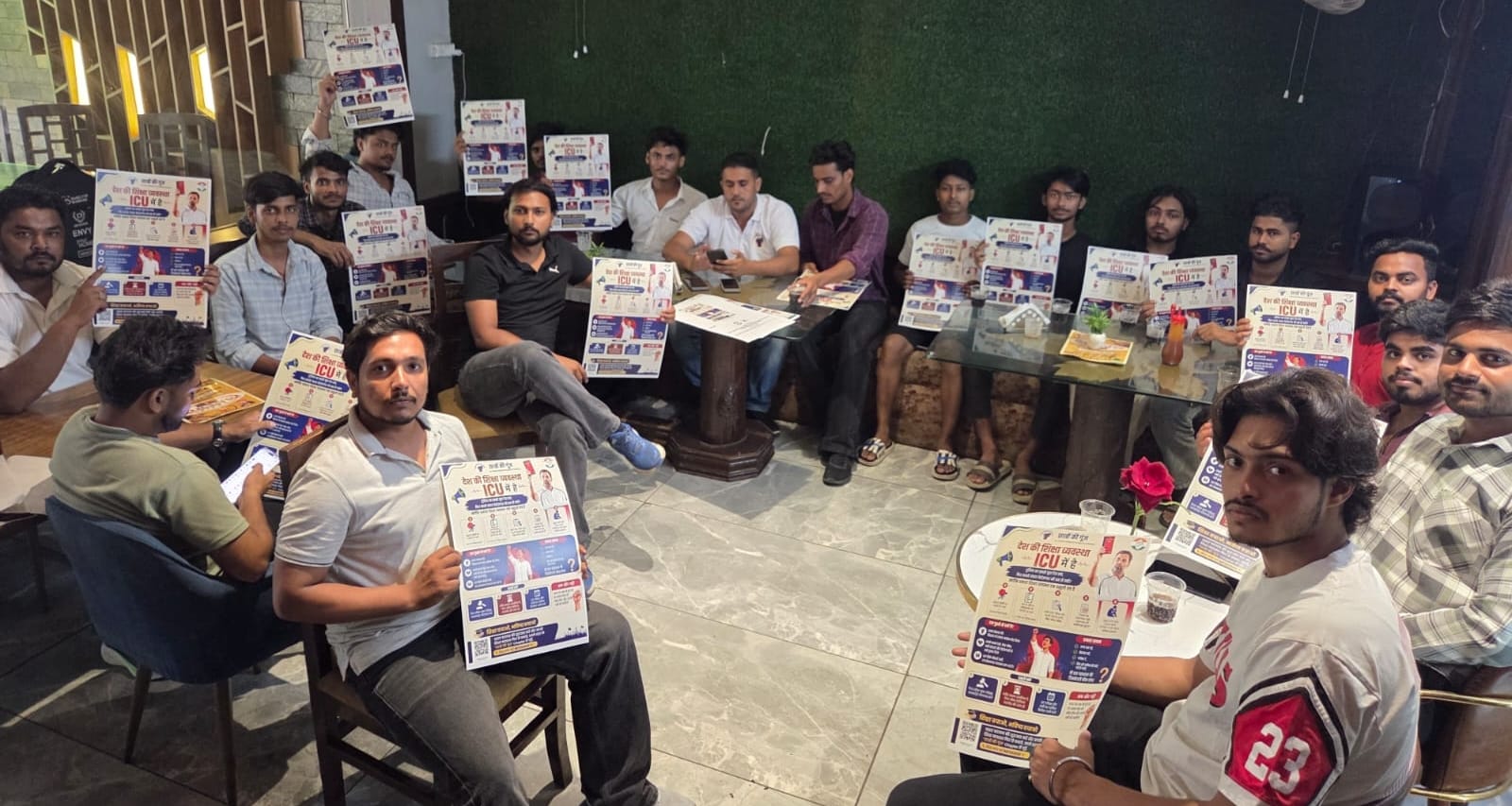 कांग्रेस द्वारा चलाए जा रहे "छात्रों की गूंज" अभियान को मिला व्यापक समर्थन