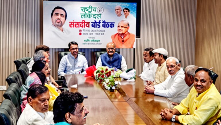 लोकदल की संसदीय बैठक में संगठन विस्तार पर चर्चा