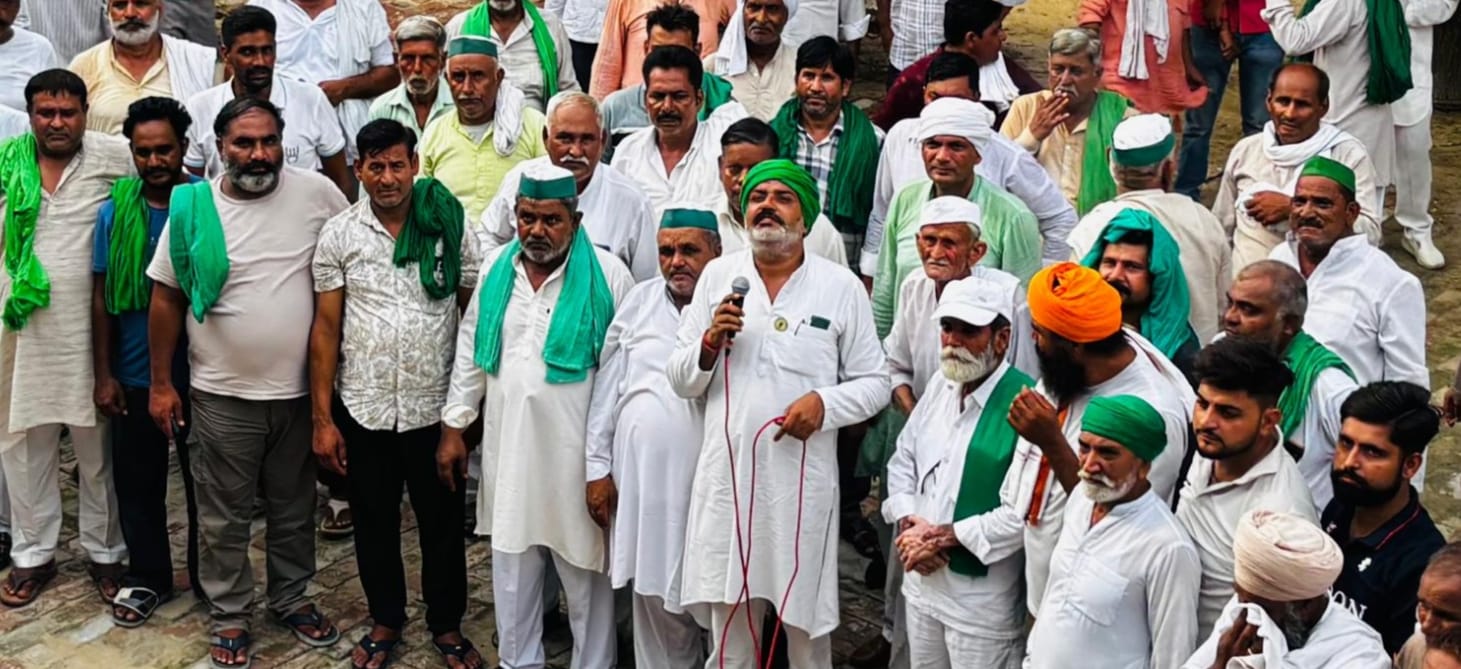 21 जुलाई को मुख्यालय का घेराव करने को लेकर रणनीति बनाते हैं भाकियू जिला अध्यक्ष अनुराग चौधरी