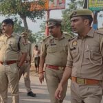 सरधना क्षेत्र में कावड़ मार्ग का निरीक्षण करते पुलिस अधीक्षक ग्रामीण