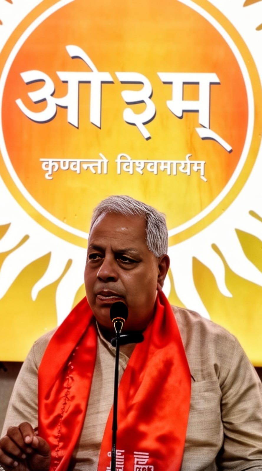 कार्यक्रम को संबोधित करते राजेश सेठी