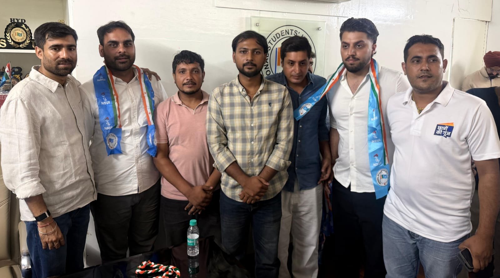 हर्ष ढाका NSUI में शामिल