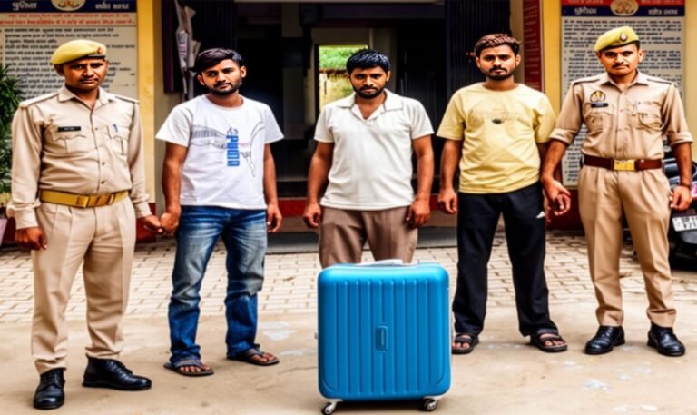 पुलिस गिरफ्त में शातिर चोर