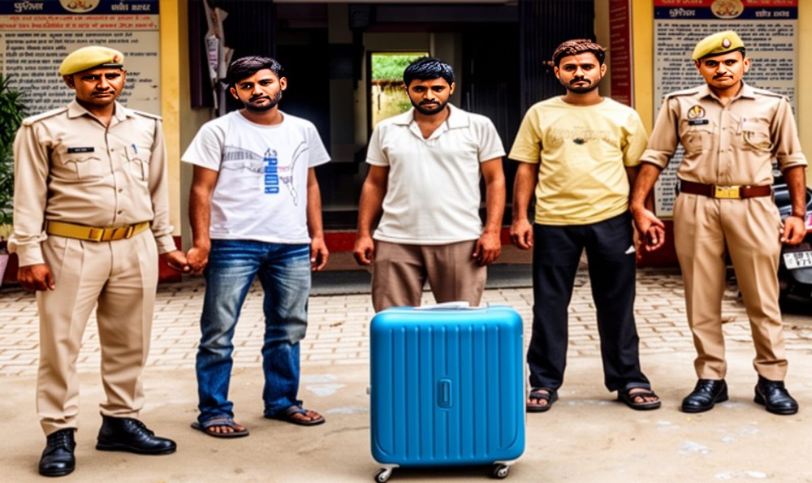 पुलिस गिरफ्त में शातिर चोर