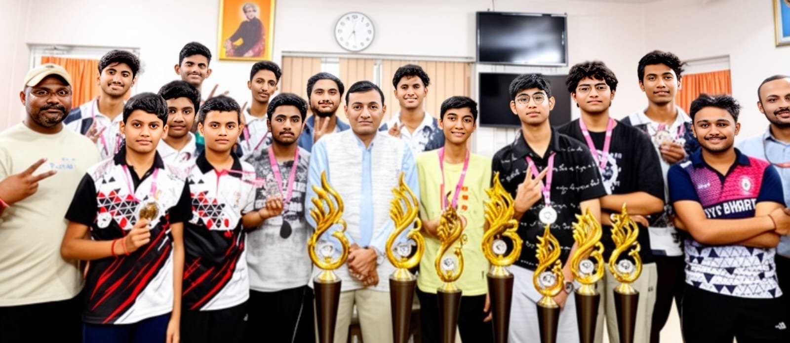 शतरंज प्रतियोगिता के 12 खिलाड़ी चयनित