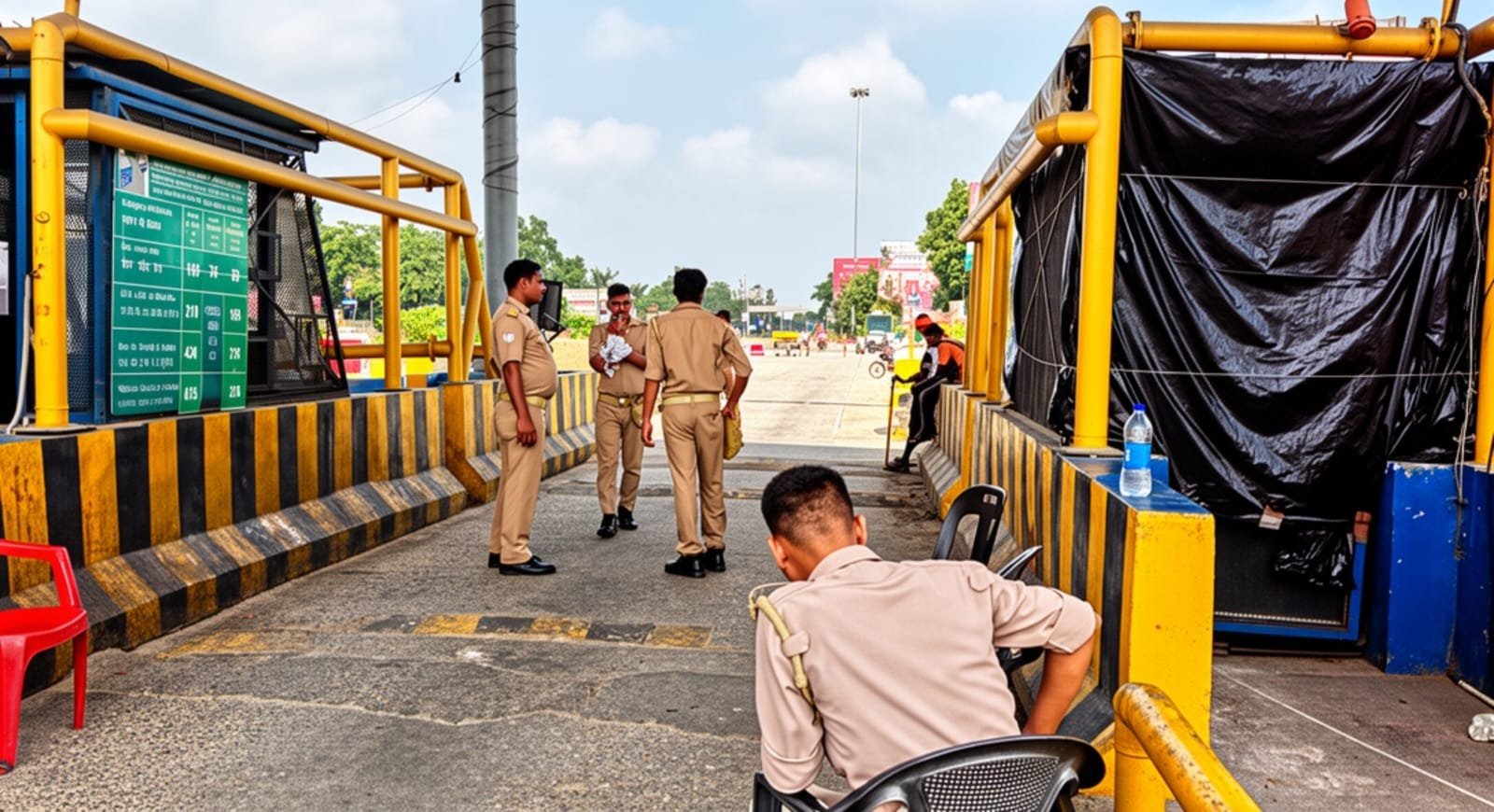 सिवाया टोल प्लाजा की 6 लेन टोल फ्री