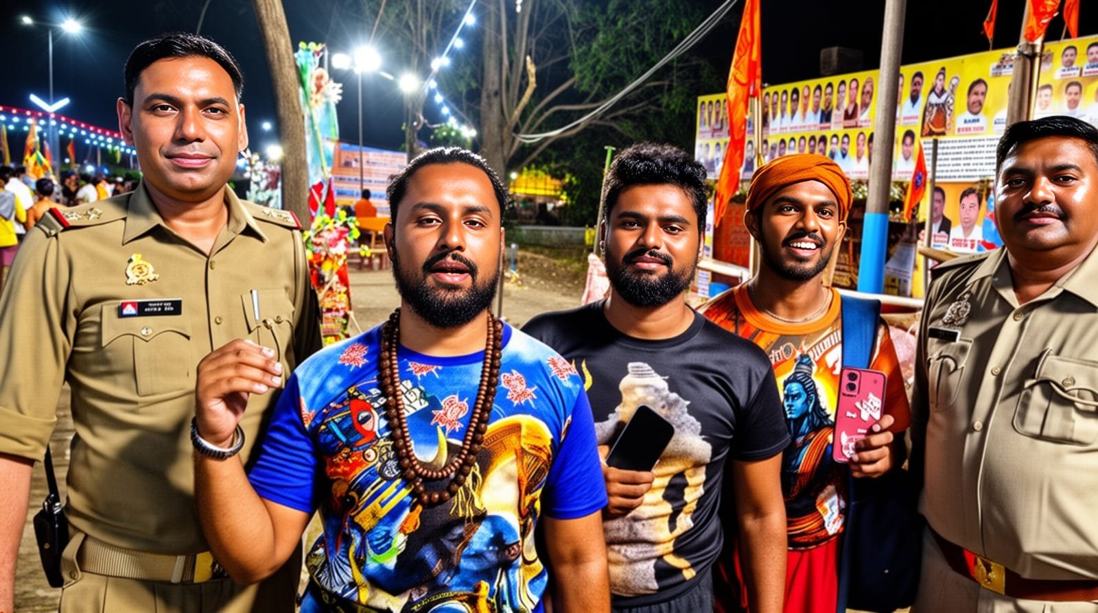 कावड़ियों के चोरी मोबाइल बरामद