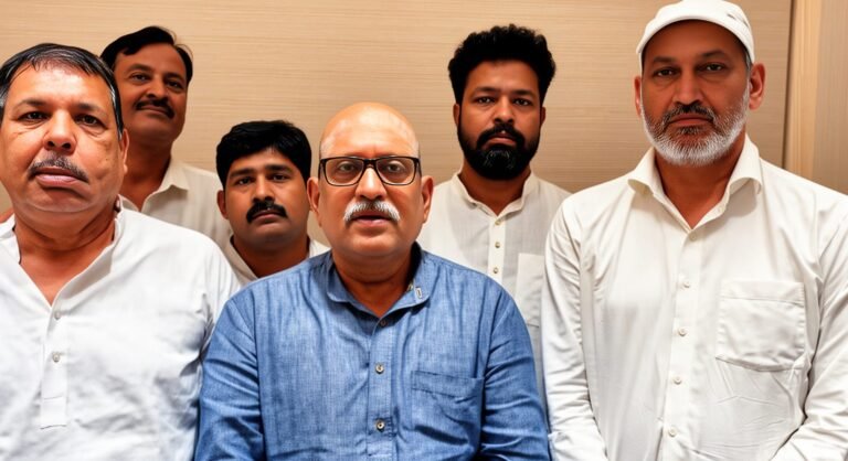 बयान जारी करते उत्तर प्रदेश कांग्रेस अध्यक्ष अजय राय