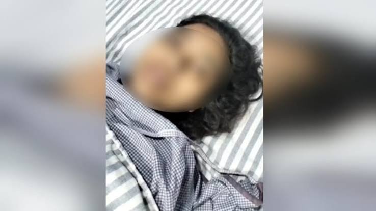 घायल छात्रा