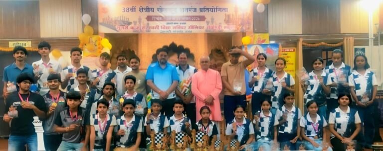 राष्ट्रीय प्रतियोगिता के लिए चयनित टीम के खिलाड़ी