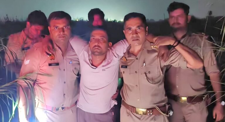 पुलिस गिरफ्त में गोकशी के आरोपी