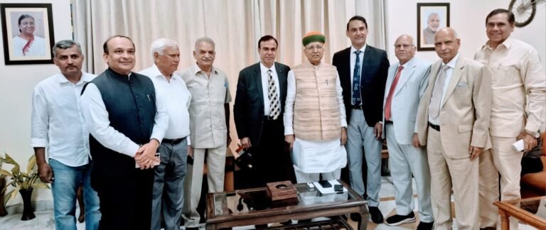 हाईकोर्ट बेंच की मांग को लेकर केंद्रीय विधि एवं न्याय मंत्री अर्जुन राम मेघवाल से मिला केंद्रीय संघर्ष समिति का प्रतिनिधिमंडल