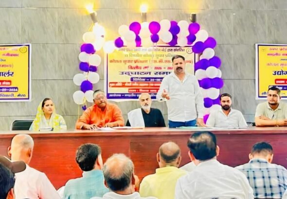 दौराला मंडल कार्यसमिति की बैठक को संबोधित करते मनिंदर विहान