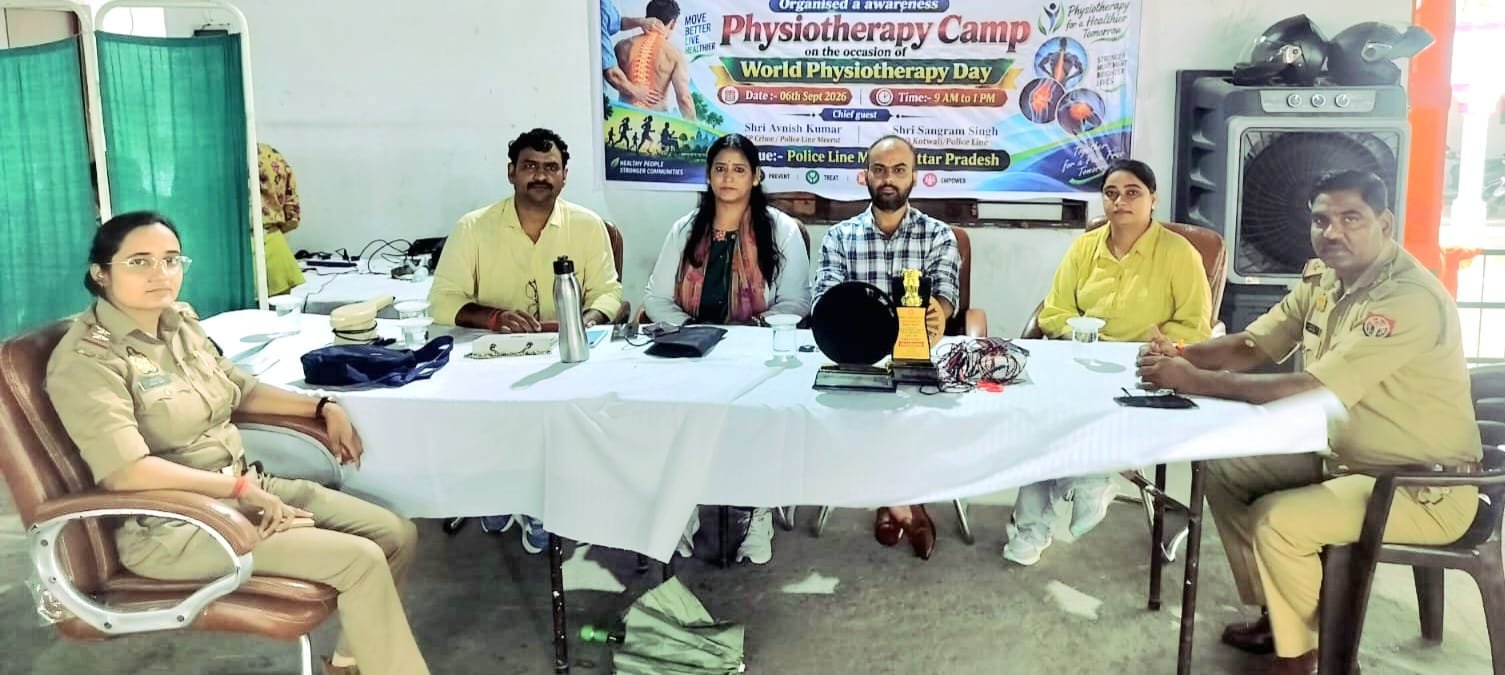 पुलिस स्वास्थ्य परिवार के लिए वामा सारथी ने लगाया वेलनेस कैंप
