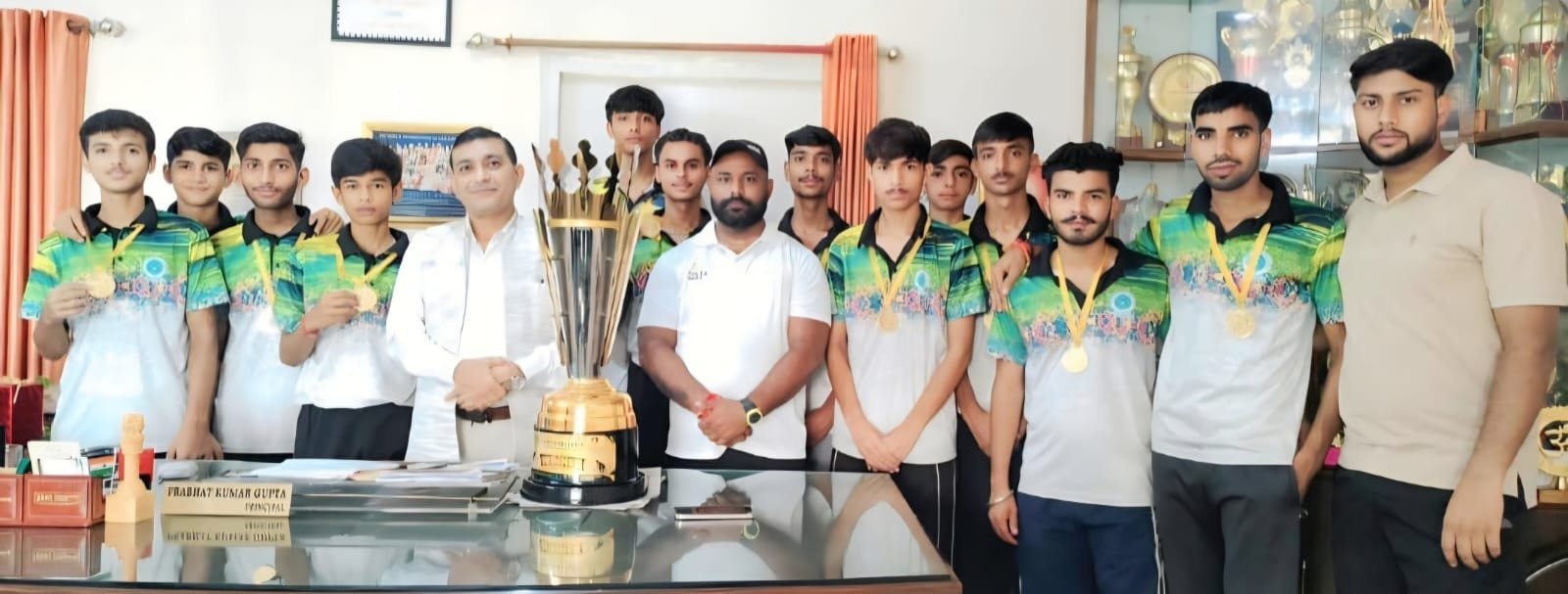 अंडर 19 बालक खो खो की विजय टीम