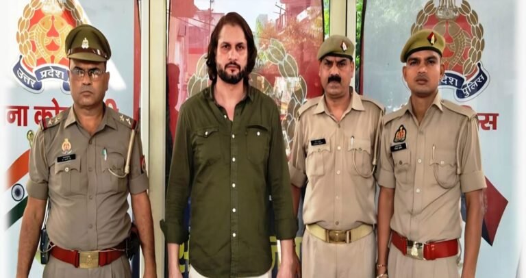 पुलिस गिरफ्त में फ़िरोज़ कुरैशी उर्फ भूरा