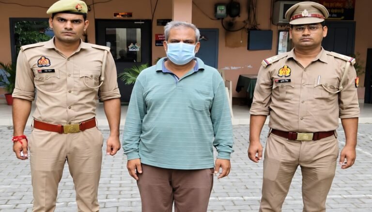 पुलिस गिरफ्त में पटाखा निर्माण में प्रयुक्त संदिग्ध रासायनिक पदार्थों के भंडारण का आरोपी