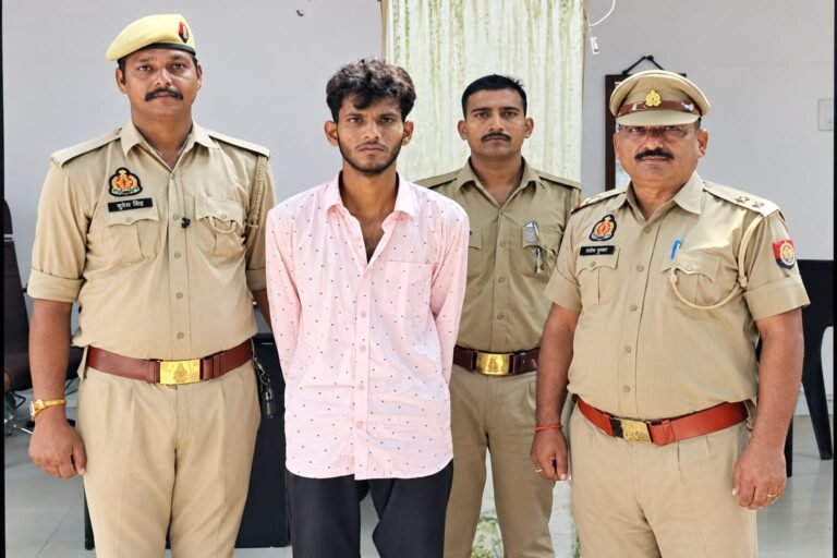 पुलिस गिरफ्त में नाबालिग को फुसलाकर भगा ले जाने वाला आरोपी