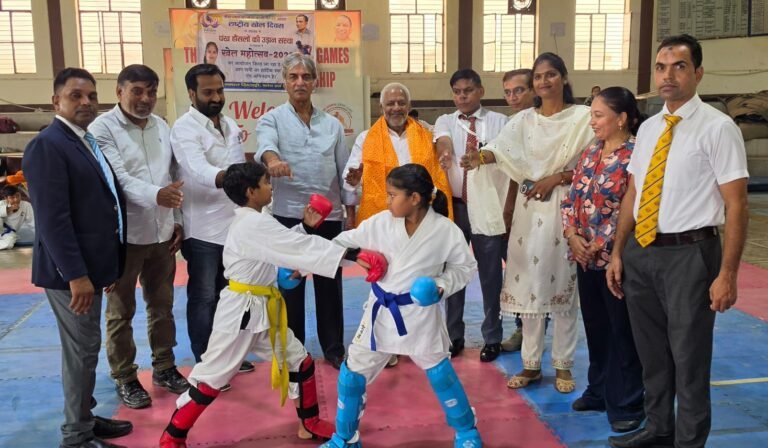 खेल महोत्सव-2026 के अंतर्गत कराटे प्रतियोगिता का भव्य आयोजन