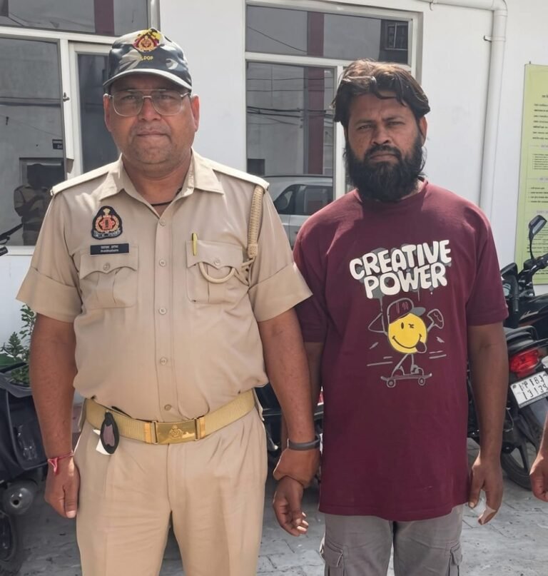 पुलिस गिरफ्त में पॉक्सो एक्ट का आरोपी
