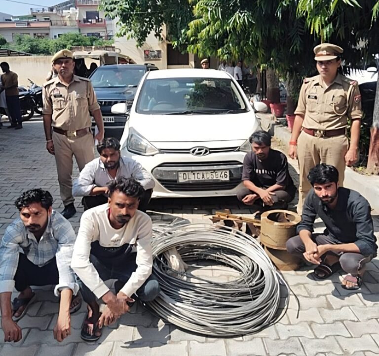 पुलिस गिरफ्त में ट्रांसफार्मर चोरी के आरोपी