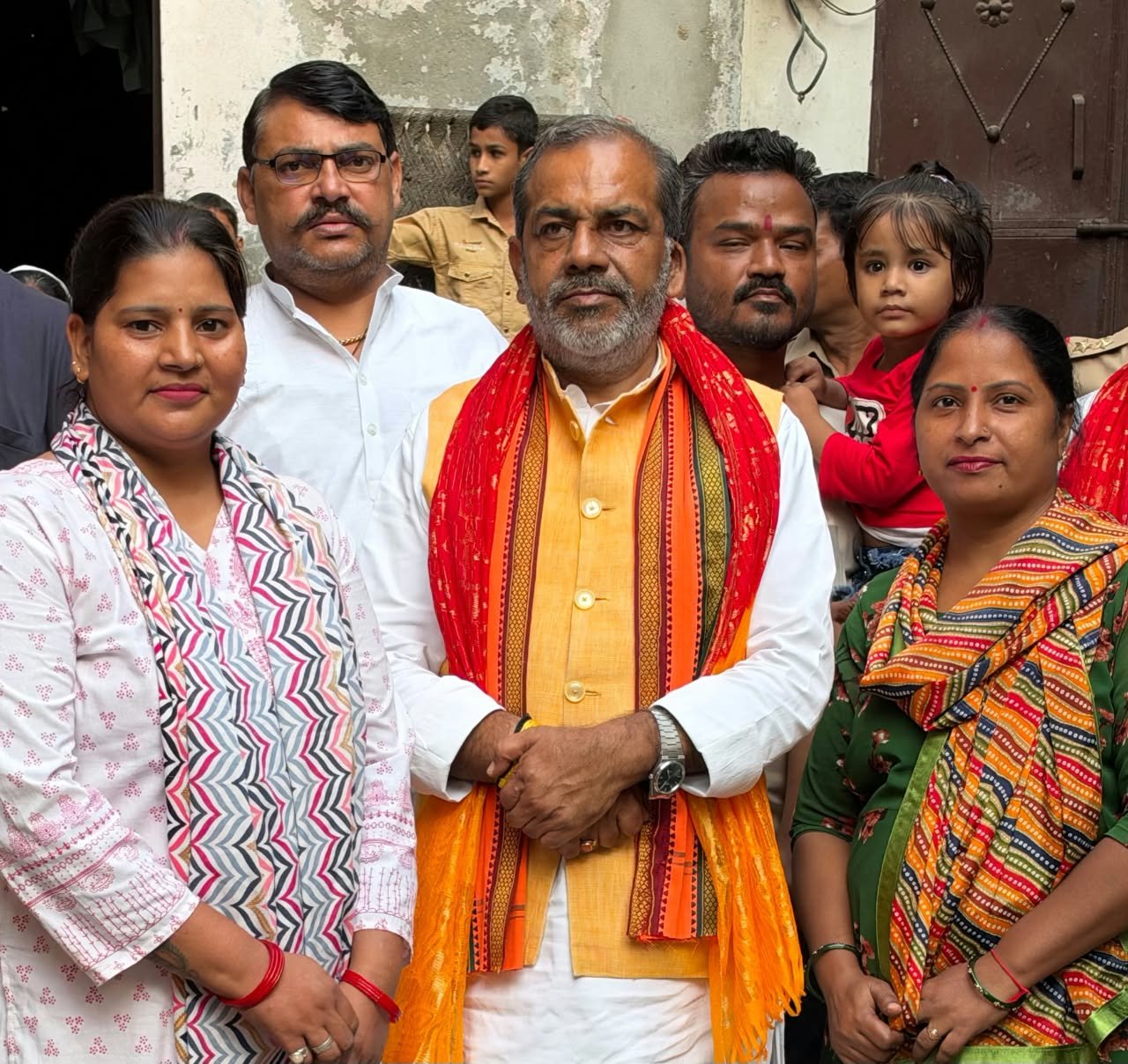 चाय पर चर्चा और सेवा संकल्प अभियान में पंडित सुनील भराला का किया गया स्वागत