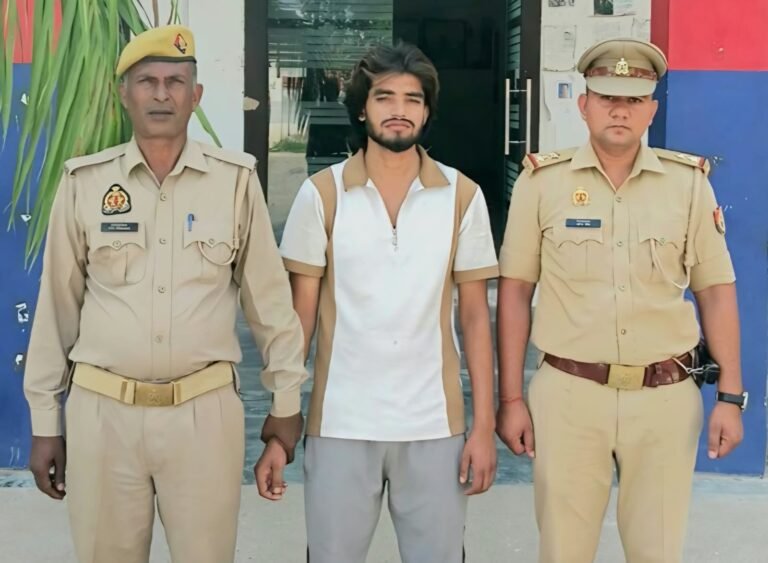पुलिस गिरफ्त में पॉक्सो एक्ट का आरोपी