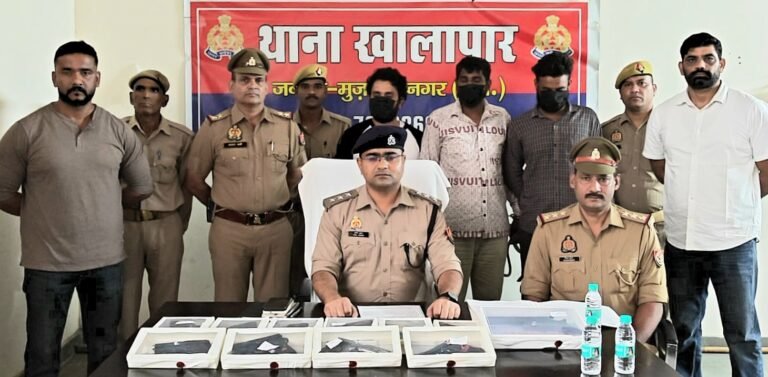 पुलिस गिरफ्त में अवैध हथियारों के तस्कर