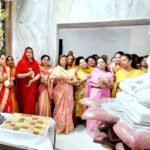 कमला नगर मंदिर से निकली विशाल घट यात्रा और श्रीजी की रथयात्रा