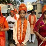 सिद्धपीठ हनुमान मंदिर पहुंची शिवसेना की श्री दुर्गा माता दौड़