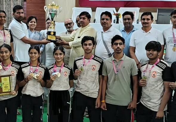 38वीं प्रांतीय एथलेटिक्स प्रतियोगिता में बालेराम विद्यालय बना ओवरऑल चैंपियन