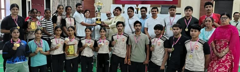 38वीं प्रांतीय एथलेटिक्स प्रतियोगिता में बालेराम विद्यालय बना ओवरऑल चैंपियन