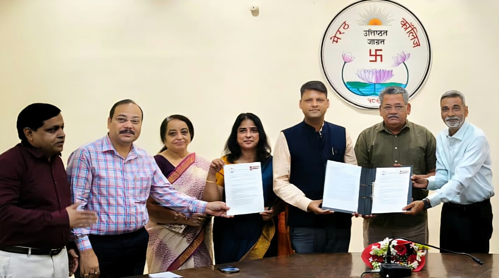 मेरठ कॉलेज और चंडीगढ़ यूनिवर्सिटी के बीच हुआ शोध सहयोग का समझौता