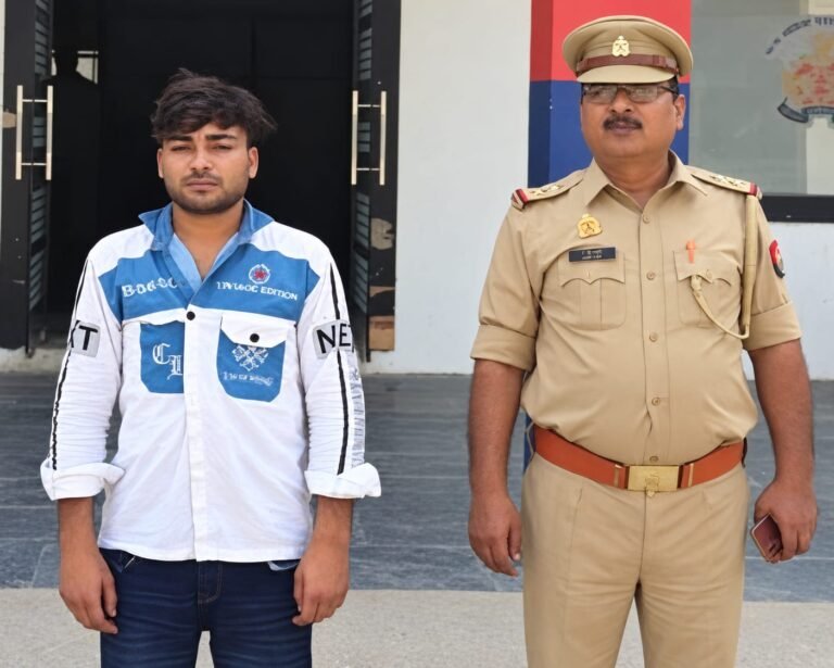 पुलिस गिरफ्त में पोक्सो एक्ट का आरोपी